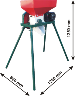 dimenzije drobilice dlo120e